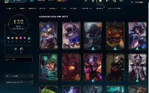 conta lol gold , temporada passada gold e platina  132 skin