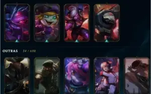 [20% OFF] CONTA LOL | PRATA 4| (Todos Campeoes & 44 Skins)