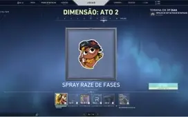 Conta Valorant GOLD 2, passe comprado e sendo completado