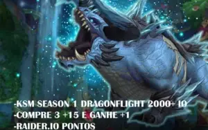 Wow - Season 1 - COMPRE 3 LEVE 4 M+18- Mítica +18