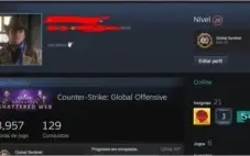 CONTA STEAM COM CS:GO AGUIA 2 COM VARIAS MEDALHAS