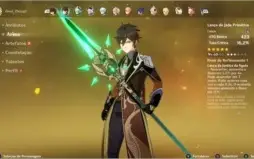 Zhongli + Jade Spear + Qiqi