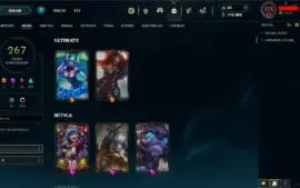 Conta League of Legends nvl. 1011