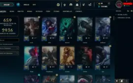 Conta League of Legends nvl. 1011
