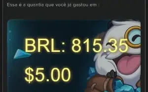 Conta League of Legends nvl. 1011