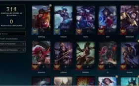 vendo conta league of legends