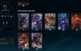 Conta League Of Legends Skinned Gold 3