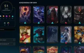 Conta League Of Legends Skinned Gold 3