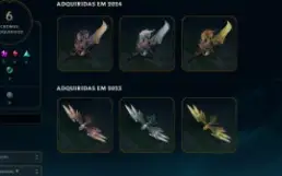 Conta League Of Legends Skinned Gold 3