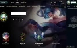 Conta LOL Diamante V Smurf