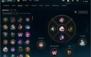 Conta League of Legends D1 - 351 skins