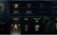 Conta LOL LVL 41 Gold 3