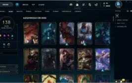 CONTA LOL DIAMANTE IV - 128 Champs - 118 Skins