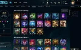 CONTA LOL DIAMANTE IV - 128 Champs - 118 Skins