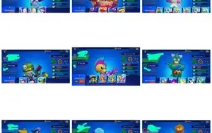 awl Stars com todos os brawlers, passes e skins raras