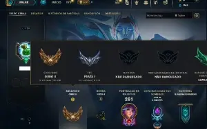 Ouro 2 com 80 Champs e 15 Skins