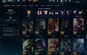 Ouro 2 com 80 Champs e 15 Skins