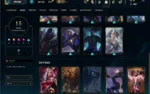 Ouro 2 com 80 Champs e 15 Skins