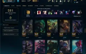Ouro 2 com 80 Champs e 15 Skins