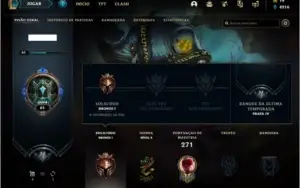 Conta bronze 1 com 108 skins e 134 champs (da season 3)