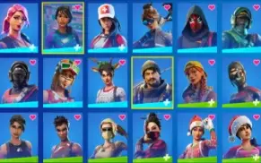 Conta Fortnite Com Skins Raras & 156 Jogos
