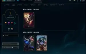 Conta League of Legends prata 3 com 21 campeões
