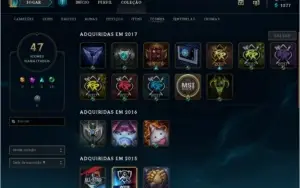 Conta League of Legends prata 3 com 21 campeões