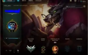 Conta League of Legends prata 3 com 21 campeões