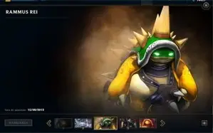 Vendo conta LOL com 81 skins(Kayle juiza,Rammus Rei,Sona dj