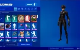 CONTA FORTNITE / COM 99 SKINS+ SKIN GLOW S10