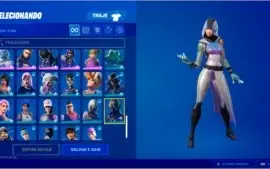 CONTA FORTNITE / COM 99 SKINS+ SKIN GLOW S10