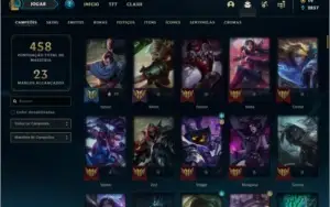 Conta PLATINA 2 com 74 skins e 135 champs