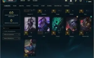 Conta de LoL prata 4 pegando 30 pdl