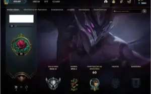 Conta de LoL prata 4 pegando 30 pdl