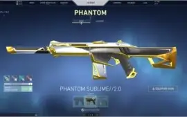 Conta valorant ouro 1 com muitas skins!
