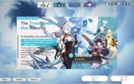 CONTA GENSHIN IMPACT + 10 PER 5* + 91 TIROS + 57 LUAS RESINA