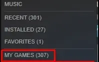 Conta steam com 384 jogos, valor da conta atual de R$ 9227