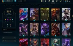 Conta Lol 251 Skins  - Unranked
