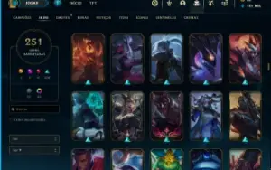 Conta Lol 251 Skins  - Unranked