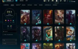Conta Lol 251 Skins  - Unranked