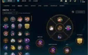 Conta Unranked com 190 skins e quase todos os champs.