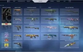CONTA VALORANT OURO +SKINS