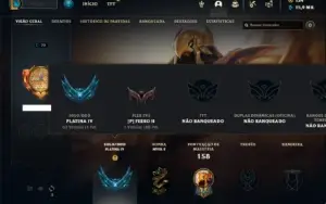 Conta platina 4 com 50 Champs e 39 Skins ( MAIN ADC / MID )