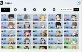 Black Clover Mobile! Rei Mago S5 c/ carta - William s5.