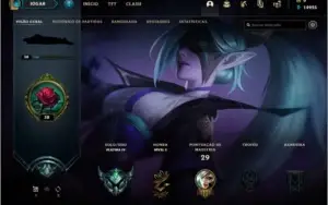 Conta LoL Platina 4 mmr bom