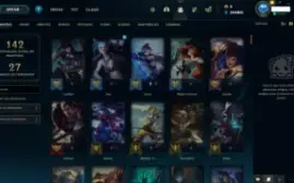Conta LoL level 597 200 mil EA+/1 Milhão+ Caitlyn e Jinx