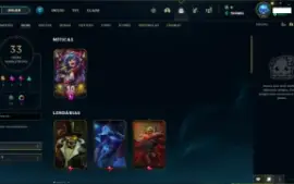 Conta LoL level 597 200 mil EA+/1 Milhão+ Caitlyn e Jinx