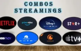 Combo Netflix/Hbomax/Paramount/Disney