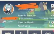 CONTA COM EULA, GANYU, JEAN, MONA E QIQI AR49
