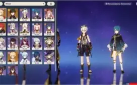 AR 50 - ZHONGLI, YOIMIYA, DILUC, FALCÃO
